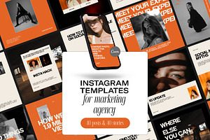 Instagram Templates Post and Stories