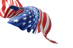 USA or American flag design, an Education Illustration by ArtBackground