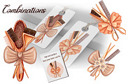 Hairdressing tools and accesories, a Decorative Illustration by Mrs.Swan_Design (Thumbnail 4 of 6)