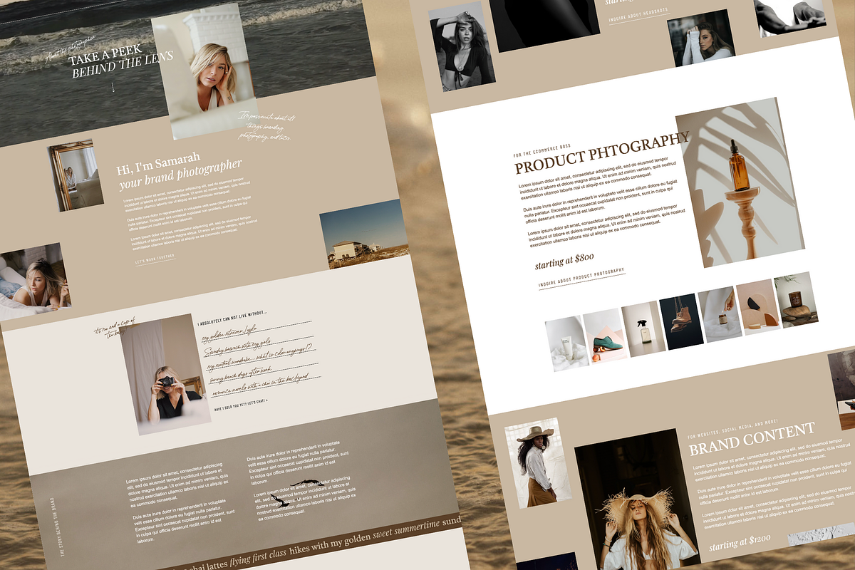 Showit Photography Template | VIDA, a Templates & Theme by Kellie Lynn Media (Photo 5 of 6)