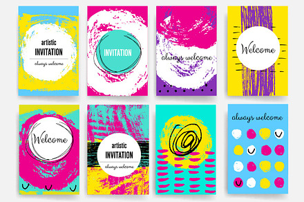 Invitation cards.
