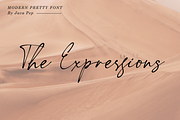 The Expressions / modern pretty font, a Script Font by Java pep (Thumbnail 1 of 16)