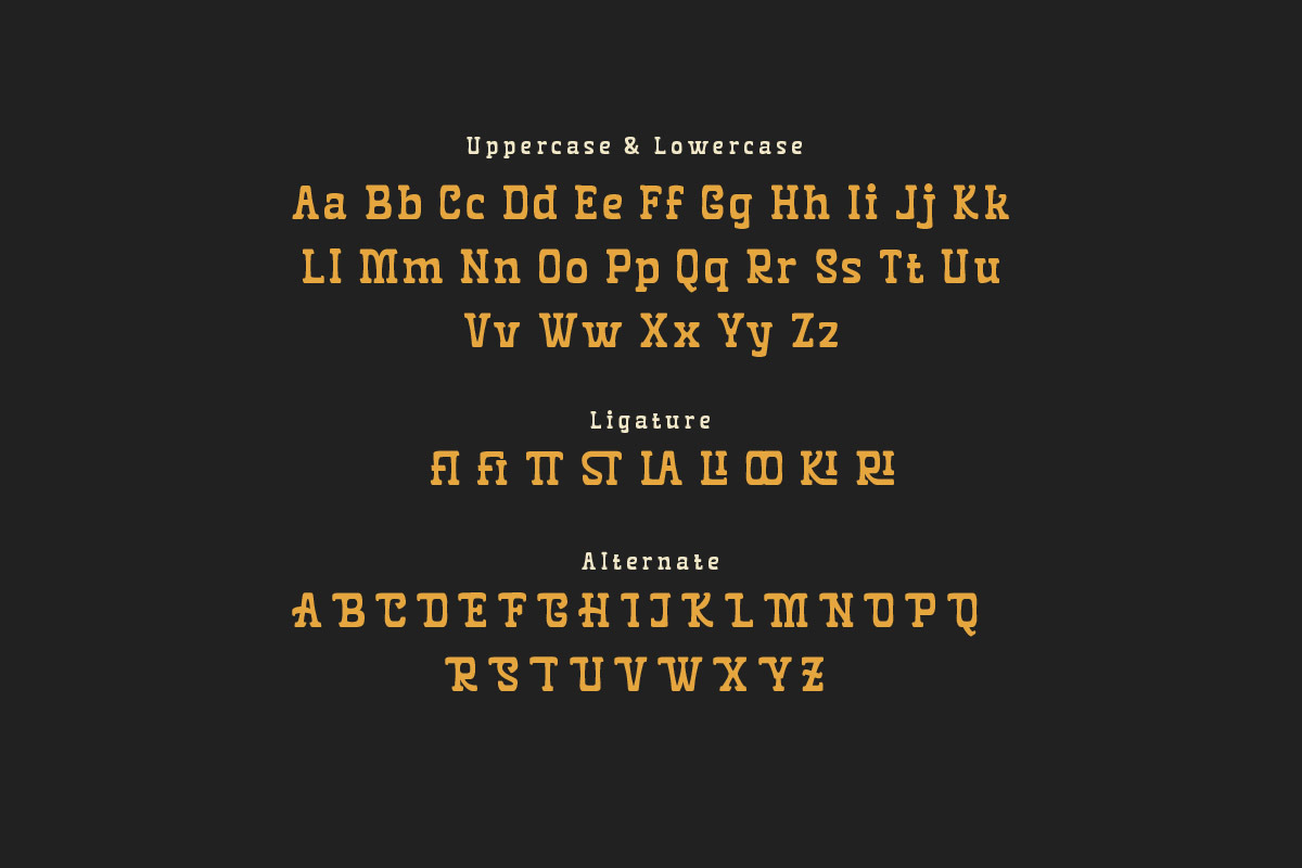 Zewkila - Retro Display Font, a Sans Serif Font by twinstd (Photo 4 of 10)