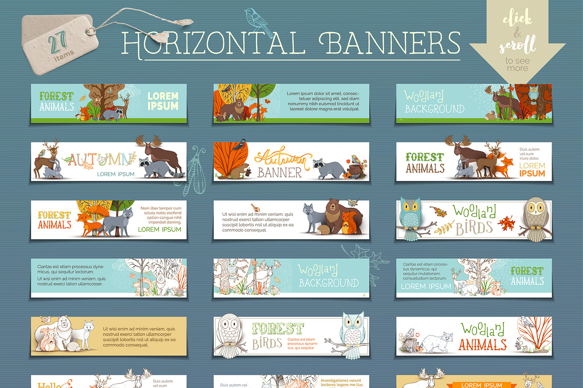 Woodland Animals Pack, an Animal Illustration by MaljukArt (Photo 13 of 15)