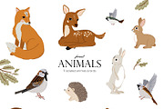 Forest Animals & Seasonal Botany, an Illustration by Ruslana Lubenets (Thumbnail 4 of 21)