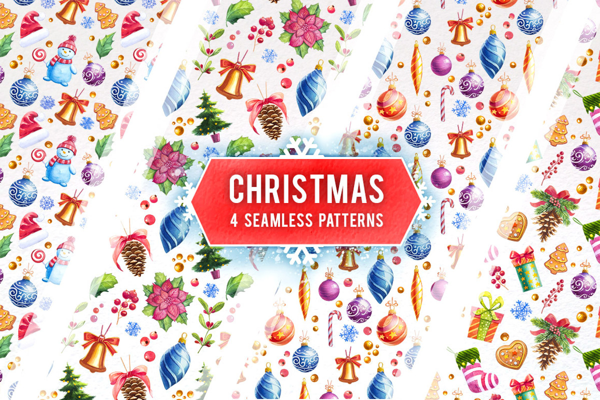 Christmas. Watercolor illustrations., a Decorative Illustration by AlexGreenArt (Photo 8 of 8)