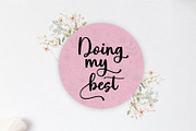 Hello Spring Script Font, a Script Font by moriztype (Thumbnail 5 of 10)