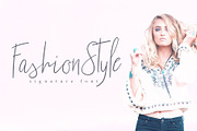 Fashion Style Font, a Script Font by Rad Fonts (Thumbnail 1 of 8)