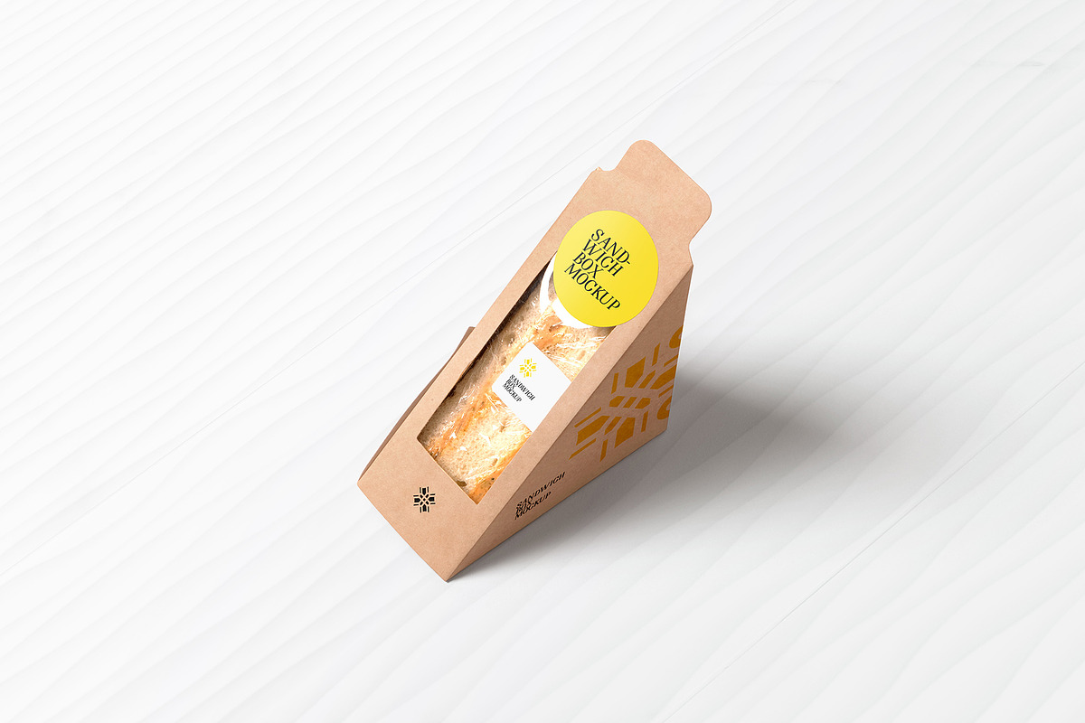 Sandwich Mockup, a Product Mockup by PixelVoyager (Photo 3 of 6)