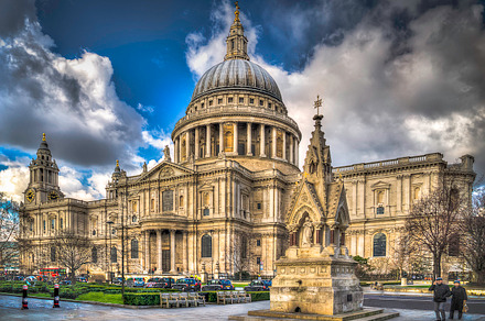St paul's cathedral london stock photograph