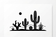 60 Desert Cactus Floral Silhouette, a Seasonal Illustration by Amazin_art (Thumbnail 17 of 24)