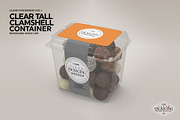 Tall Clamshell Container Mockup, a Cups & Container Mockup by INCDesign (Thumbnail 6 of 7)