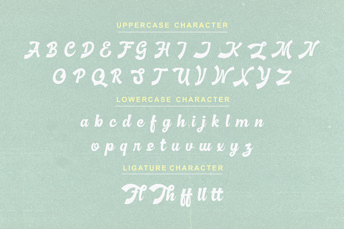 Basuki Script Font preview 8