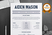 Resume/CV Bundle | 200+ for $29, a Resume Template by ResumeInventor (Thumbnail 64 of 207)