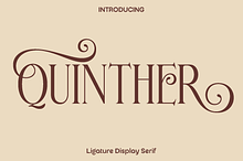 Quinther - Ligature Display Serif