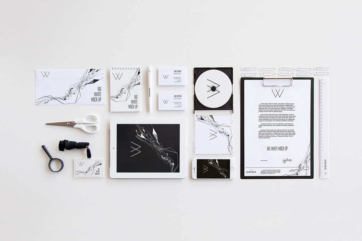 Big White Mock-Up, a Product Mockup by Freeman Studio (Photo 16 of 45)