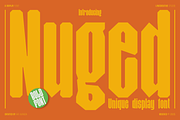 Nuged, a Sans Serif Font by Linecreative (Thumbnail 1 of 7)