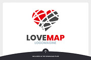 Love Map Logo Template, a Branding & Logo Template by LOGOMAGINE (Thumbnail 5 of 16)