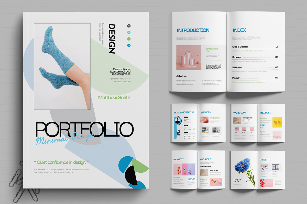 Clean and Modern Portfolio Layout