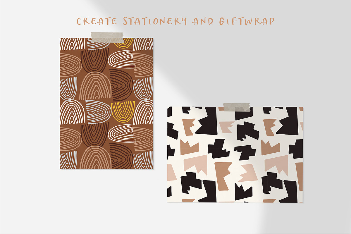 Abstract Doodles Patterns & Elements, an Illustration by Sweet Fig (Photo 8 of 12)