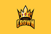 Crown Esports Logo Templates, a Branding & Logo Template by kidzdsgn (Thumbnail 3 of 3)