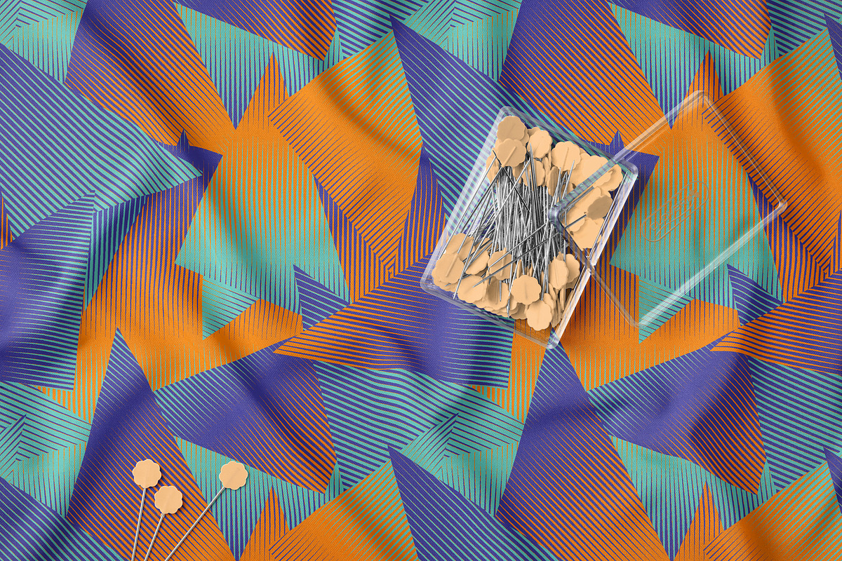 Abstract Triangle Geometric Pattern, a Pattern Graphic by StudioGlouna (Photo 5 of 9)