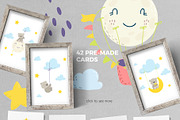 Good night. Cute bears collection., an Animal Illustration by Kate Art (Thumbnail 5 of 14)