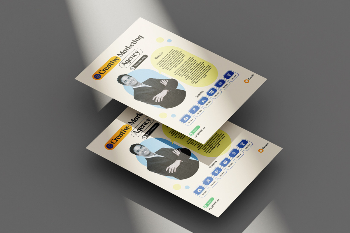 Corporate Flyer Template, a Flyer Template by azadcsstune (Photo 2 of 2)