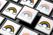 Rainbow Png, an Object Illustration by Forhadx5 (Thumbnail 13 of 14)