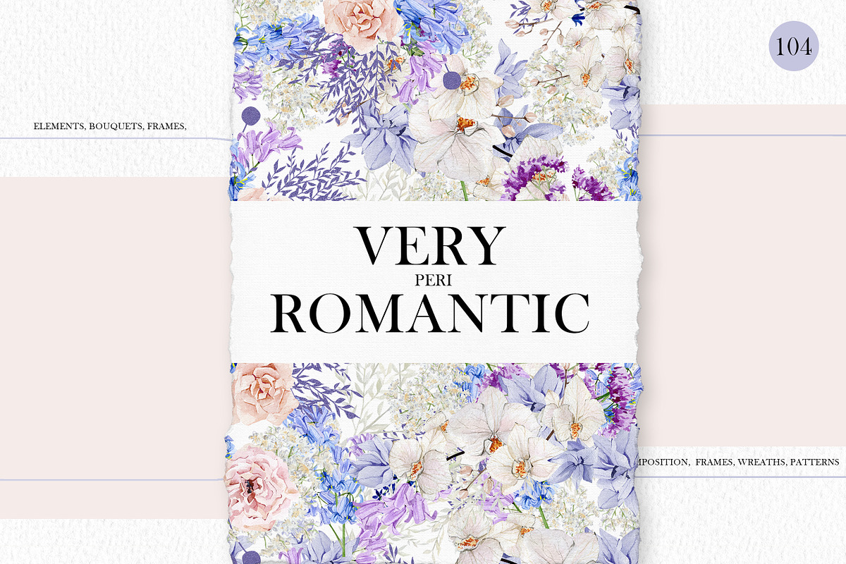 Very Peri boho floral collection, an Illustration by AnnaTkachi (Photo 7 of 7)