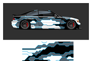 Dynamic Race Car Wrap Design, an Object Illustration by CarWrap design (Thumbnail 2 of 3)