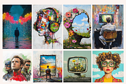 The Modern Psyche Cartoons, a Person Illustration by PrintHaven Designs (Thumbnail 5 of 10)
