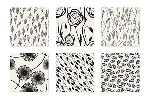 Floral Seamless Patterns Bundle