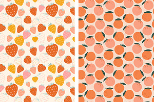 Collections Of Fruit Patterns.