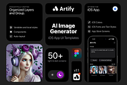AI Image Generator iOS App Template, an App Template by iosipratama (Thumbnail 1 of 6)