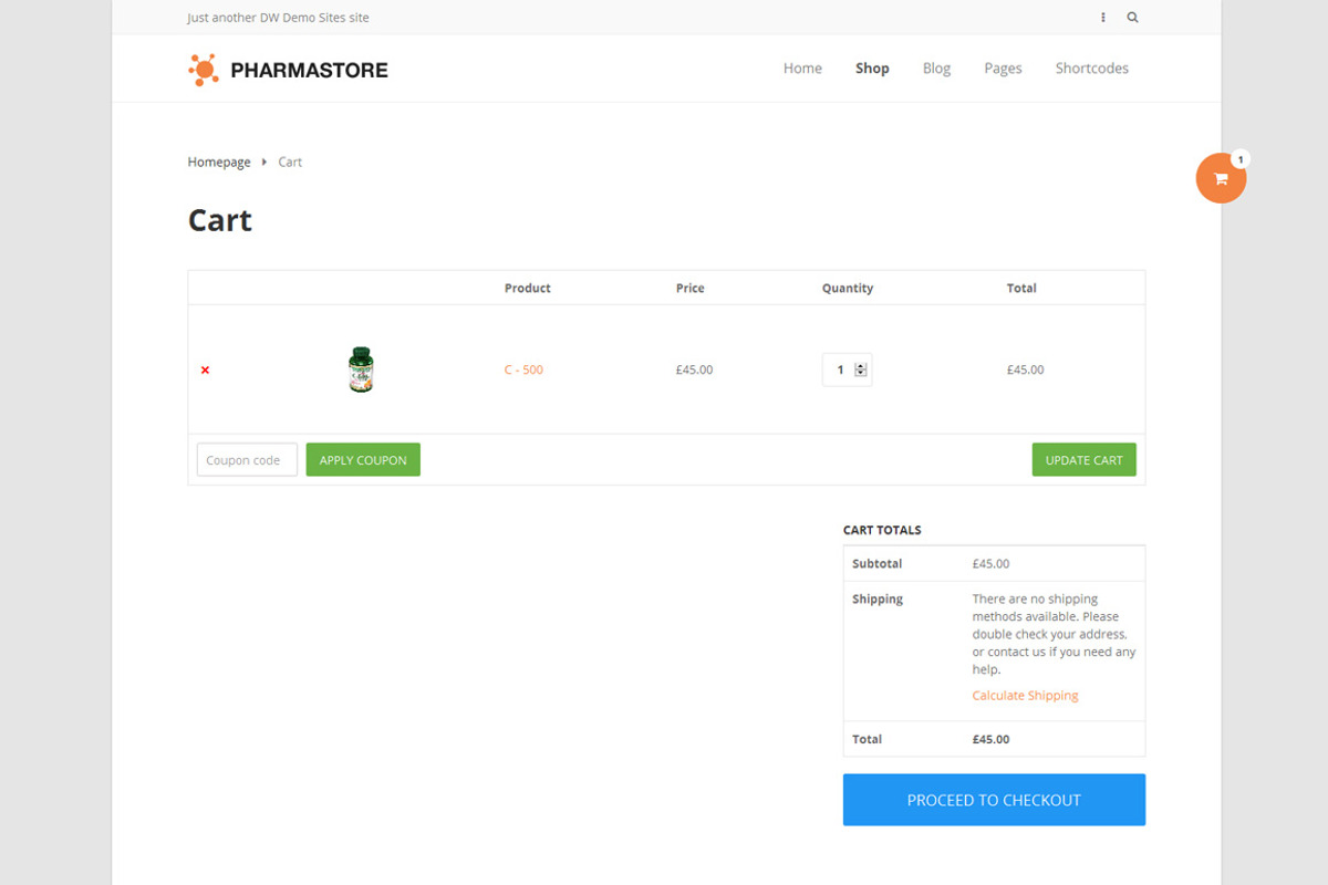 DW PharmaStore - WP eCommerce Theme, a WordPress Template by DesignWall (Photo 6 of 6)