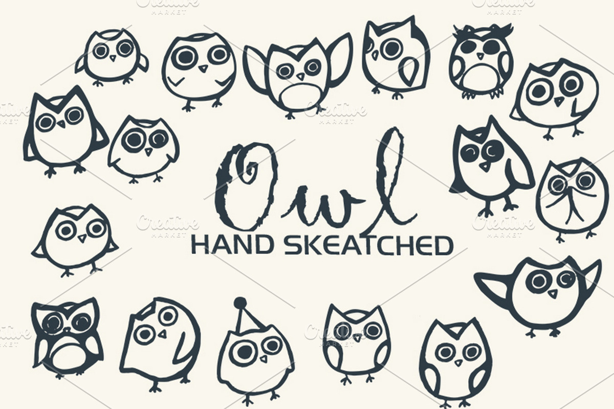 Owl ClipArt - Vector & PNG, an Animal Illustration by Creative Shop (Photo 1 of 2)