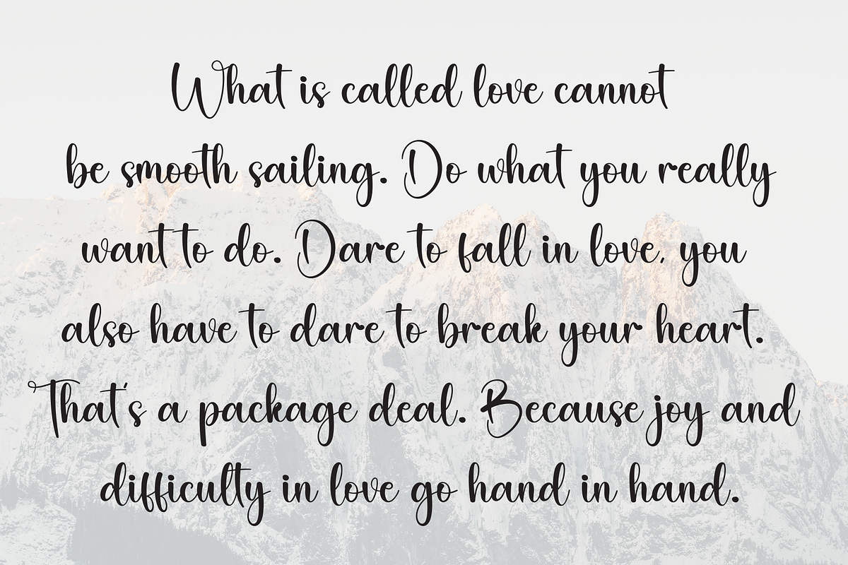 Overglow | Script Font, a Handwritten Font by Scratchones (Photo 6 of 8)