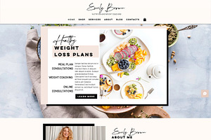 Wix Nutritionist Blog Template