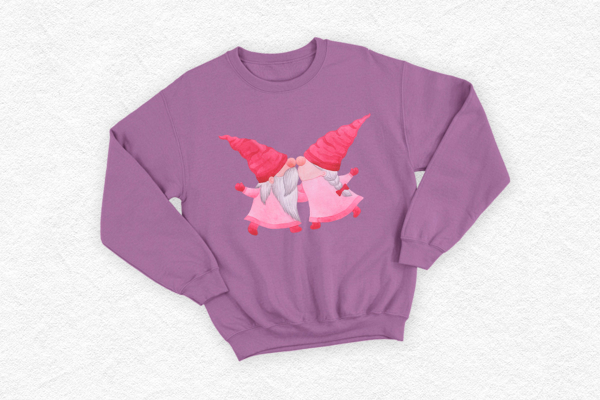Valentine gnomes in love clipart, an Object Graphic by CreativeByLu (Photo 7 of 7)