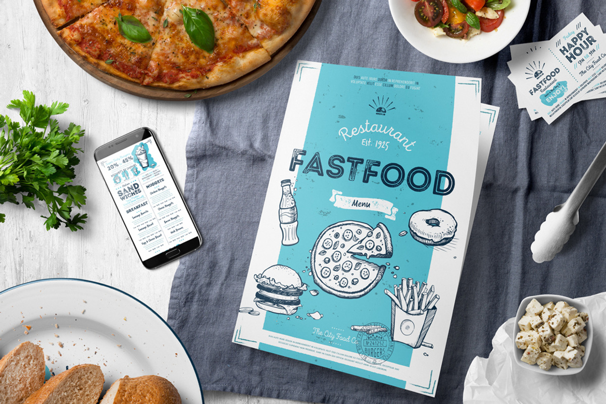 Café and restaurant identity creator, a Food Illustration by Alfazet Chronicles (Photo 7 of 10)