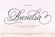 Brenelsa, a Script Font by JamalCreativeStudio (Thumbnail 13 of 13)