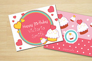 Envelope Sweet Cupcake, a Card Template by Pegaconleche Papercute (Thumbnail 1 of 3)