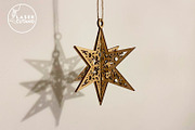 CHRISTMAS STARS Set, 3D Model Decor, a Templates & Theme by LaserCutano (Thumbnail 3 of 6)