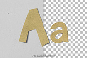 Kraft paper cut-out letters, an Object Graphic by MOODSTORE (Thumbnail 2 of 8)