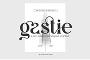 Gastie || Modern Serif Font, a Serif Font by Idea Studio (Thumbnail 1 of 10)