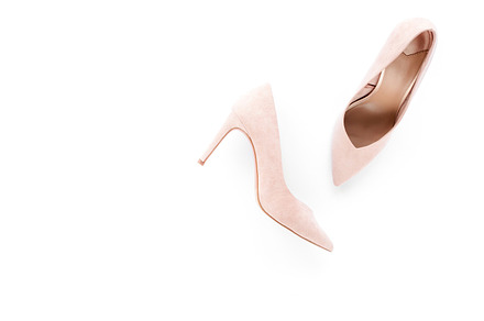 Pale pink female shoes stock photo containing accessories and background, a Beauty & Fashion Photo by K.Decor