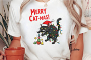 MERRY CAT-MAS PNG, an Illustration by Craft Nest (Thumbnail 2 of 6)