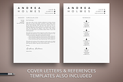 Modern Resume Template CV Word/Pages, a Resume Template by The Creative Resume (Thumbnail 4 of 8)