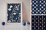 37 seamless blue modern pattern, a Pattern Graphic by ARTOZEN DIGITAL (Thumbnail 13 of 15)